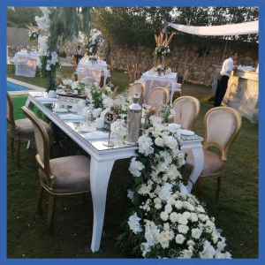 White Wooden Table