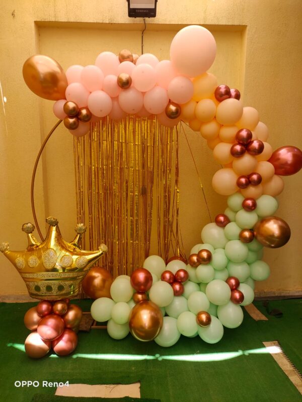 Crown Balloon Backdrop
