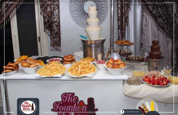 Potato Swirl Station By The Fountain