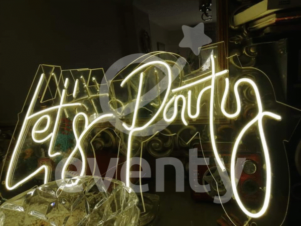 Let’s Party Neon Sign
