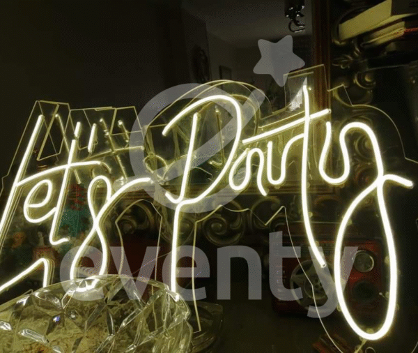 Let’s Party Neon Sign