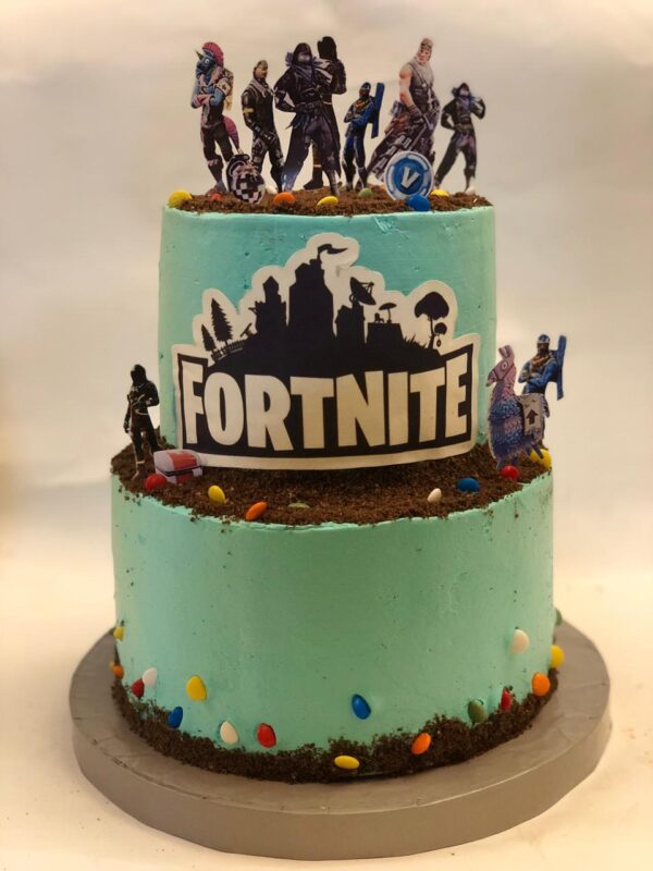 Fortnite gamers cake by Hanavio