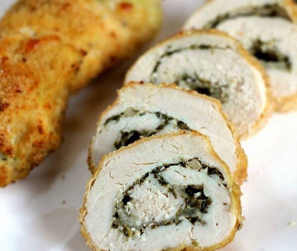Chicken Rolls Pesto& Cheese by Bites
