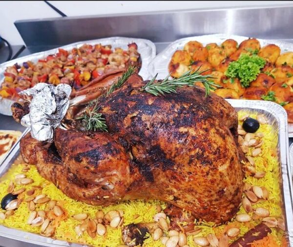 Whole Turkey with rice & nuts by Bites