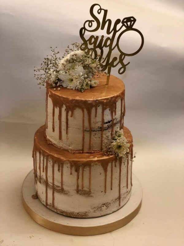 Engagement Cake by Hanavio