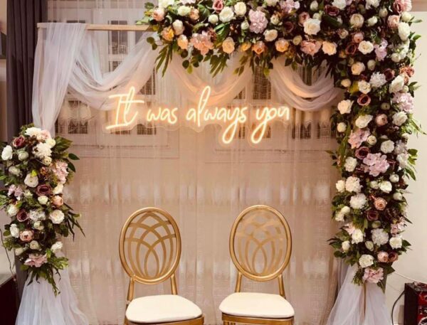 It Was Always You Yellow Neon Sign