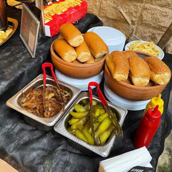 Hotdog Station By The Fountain - Image 3