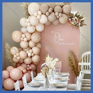 Square Latex Balloons Backdrop