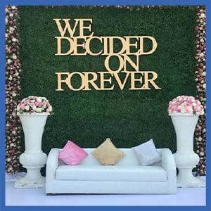 Square Wedding Backdrop