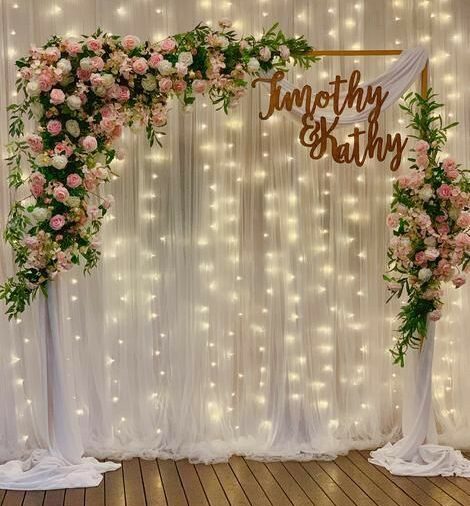 Wedding Lights Backdrop