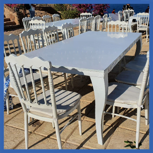 White Wooden Table
