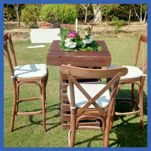 Rustic High Chair
